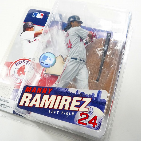 実際に弊社で買取させて頂いた【未開封】McFARLANE TOYS/マクファーレントイズ ボストン・レッドソックス #24 MANNY RAMIREZ マニー・ラミレス フィギュアの画像 3枚目