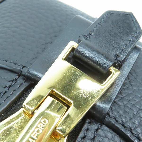 実際に弊社で買取させて頂いたTOM FORD/トムフォード レザー クラッチバッグの画像 7枚目
