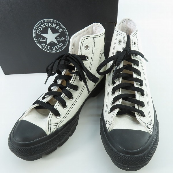 実際に弊社で買取させて頂いたCONVERSE/コンバース キャンバス ハイカット タンクソール スニーカー 1SD029/26