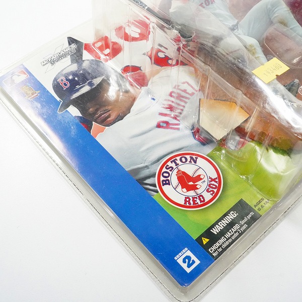 実際に弊社で買取させて頂いた【未開封】McFARLANE TOYS/マクファーレントイズ ボストン・レッドソックス #24 MANNY RAMIREZ マニー・ラミレス フィギュアの画像 5枚目
