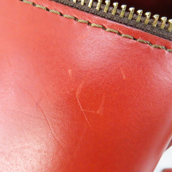 実際に弊社で買取させて頂いたHERZ/ヘルツ レザー ショルダーバッグ レッドの画像 7枚目