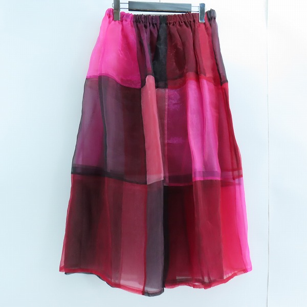 実際に弊社で買取させて頂いたJUNYA WATANABE COMME des GARCONS/ジュンヤワタナベ コムデギャルソン カラー切替スカート JS-04030