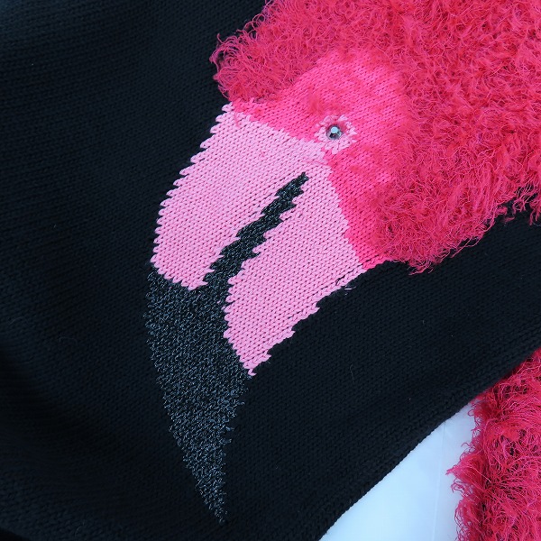 実際に弊社で買取させて頂いたDIESEL/ディーゼル フラミンゴ柄 ロングニット/ワンピース IT008106/Sの画像 8枚目