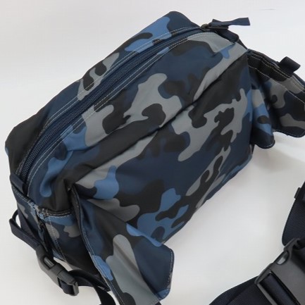 実際に弊社で買取させて頂いた(z12)【複数個選択可能/未使用】HEAD PORTER/ヘッドポーター JUNGLE WAIST BAG ジャングル ウエストバッグ ダークネイビーの画像 4枚目