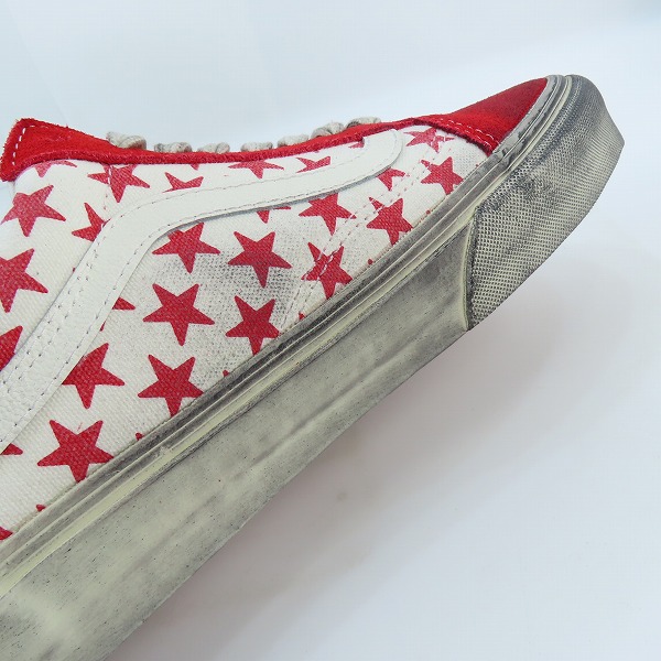 実際に弊社で買取させて頂いたVANS×Bianca Chandon/バンズ×ビアンカシャンドン ヴィンテージ加工 スニーカー VN0A4BVFY52 /28の画像 6枚目