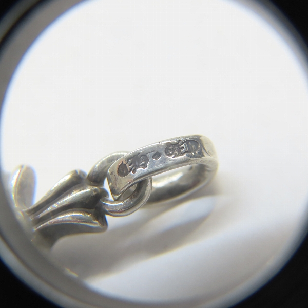 実際に弊社で買取させて頂いたCHROME HEARTS/クロムハーツ ベビーファット クロスチャームの画像 6枚目