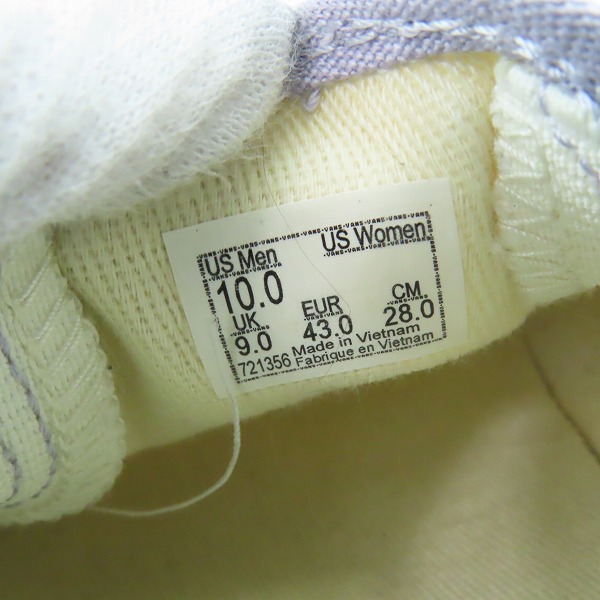 実際に弊社で買取させて頂いたVANS×KITH/バンズ×キス OG CLASSIC SLIP ON/クラシックスリッポン 10th Anniversary VN0A45JK6CE/28の画像 5枚目