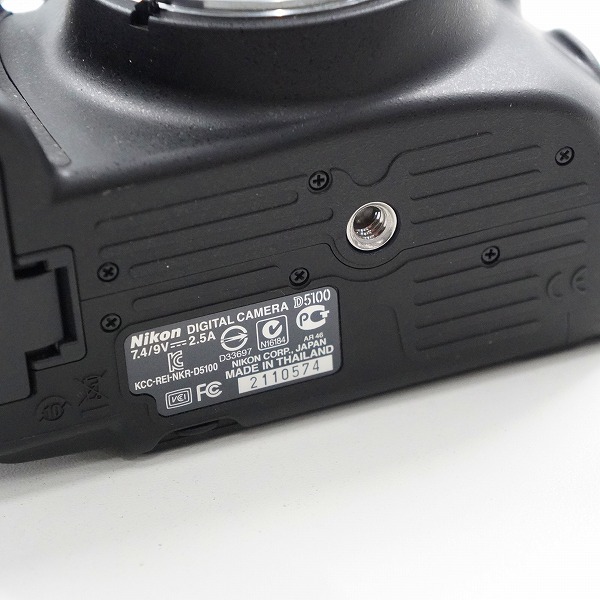 実際に弊社で買取させて頂いたNikon/ニコン D5100 デジタル一眼レフカメラ 動作未確認の画像 6枚目