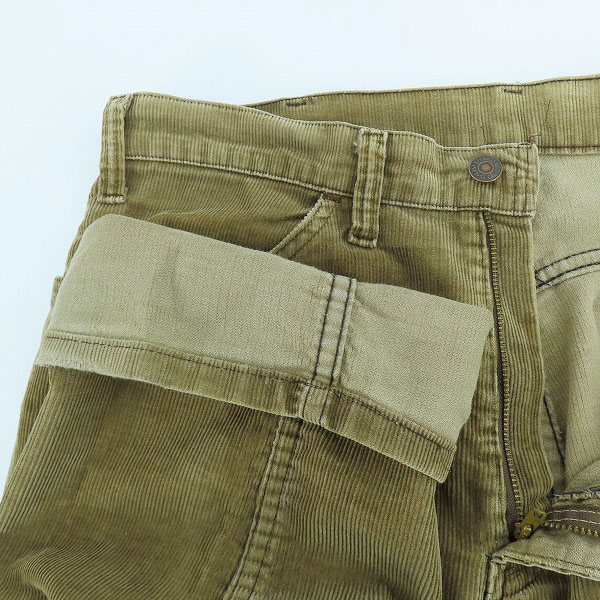 実際に弊社で買取させて頂いたLevis/リーバイス 80s ヴィンテージ 519 刻印536 白タブ コーデュロイパンツの画像 2枚目