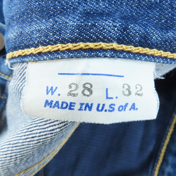 実際に弊社で買取させて頂いたSUGAR CANE×Mister Freedom/シュガーケーン×ミスターフリーダム デニムパンツ/W28L32の画像 3枚目