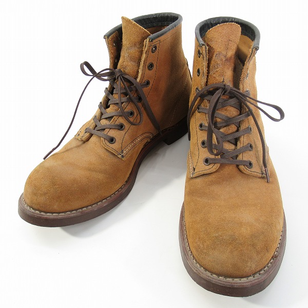 実際に弊社で買取させて頂いたRED WING/レッドウィング ブラックスミス スエードブーツ 9162/8D