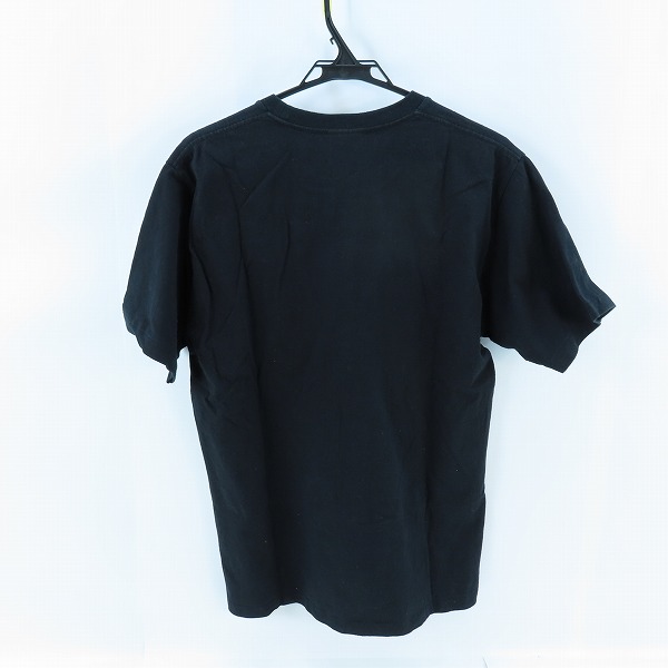 実際に弊社で買取させて頂いたA BATHING APE/アベイシングエイプ ピンクサルカモ シャーク ジップ/ZIP プリント コットン 半袖Tシャツ ブラック Lの画像 1枚目