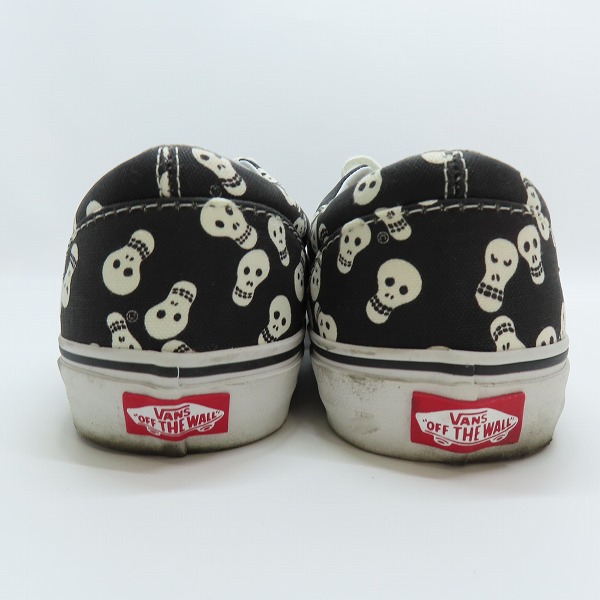 実際に弊社で買取させて頂いたVANS バンズ AUTHENTIC/オーセンティック スカル柄 ローカットスニーカー TC6D/26.5の画像 1枚目