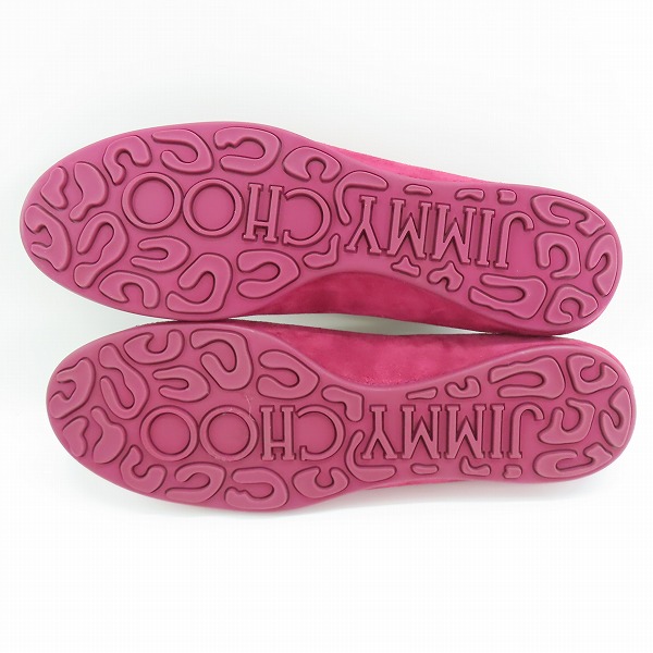 実際に弊社で買取させて頂いたJIMMY CHOO/ジミーチュウ GAZE FLAT スエード フラットパンプス /36の画像 2枚目