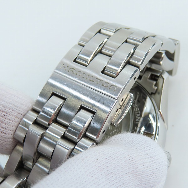 実際に弊社で買取させて頂いたHAMILTON/ハミルトン ジャズマスター ビューマチック オープンハート 自動巻き/裏スケ H327050の画像 7枚目