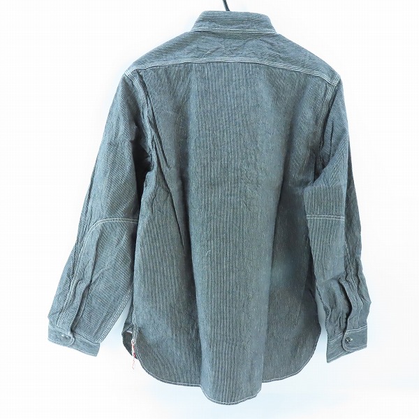 実際に弊社で買取させて頂いた【未使用】SUGAR CANE/シュガーケーン JEAN CORD WORK SHIRT/ワークシャツ ブラック SC25511/Mの画像 1枚目