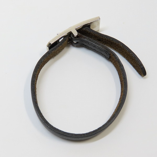 実際に弊社で買取させて頂いたHERMES/エルメス レザーブレスレット の画像 3枚目