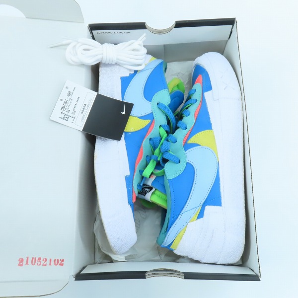 実際に弊社で買取させて頂いたNIKE×KAWS×sacai/ナイキ×カウズ×サカイ BLAZER LOW ブレザー ロー DM7901-400/27.5の画像 8枚目