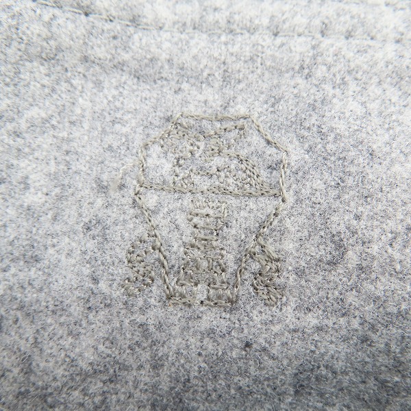 実際に弊社で買取させて頂いたBRUNELLO CUCINELLI/ブルネロクチネリ ロゴ刺繍 ウールパンツ 01886120540/48の画像 7枚目