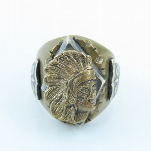 実際に弊社で買取させて頂いたHTC/エイチティーシー インディアンモチーフ リング 17.5号の画像 1枚目