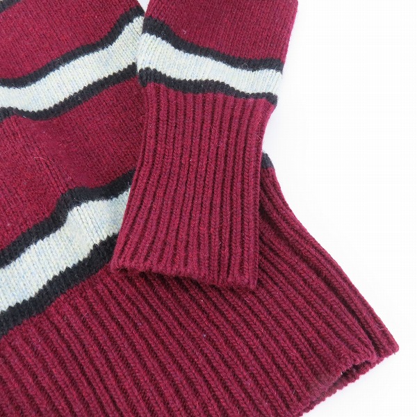 実際に弊社で買取させて頂いたMARNI/マルニ ボーダー柄 クルーネックニット M05GP0070/44 の画像 7枚目