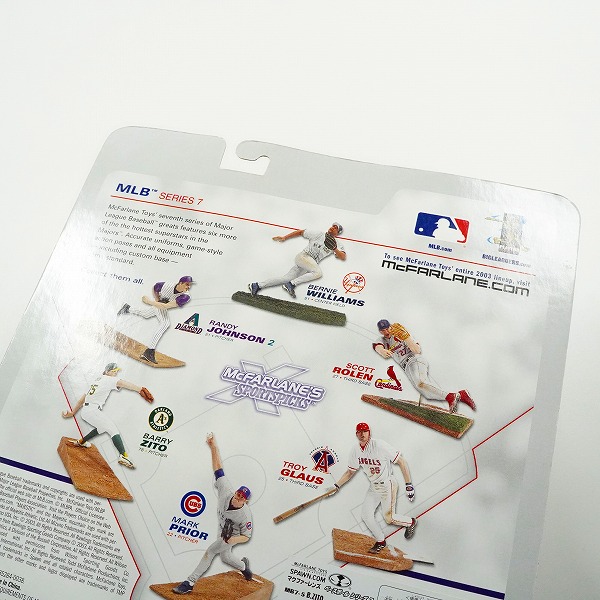 実際に弊社で買取させて頂いた【未開封】McFARLANE TOYS/マクファーレントイズ オークランド・アスレチックス #75 BARRY ZITO バリー・ジト フィギュア 白の画像 7枚目