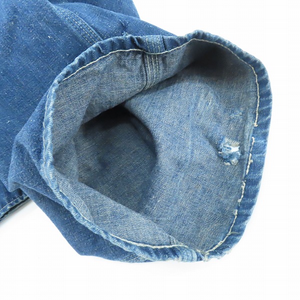 実際に弊社で買取させて頂いたCarhartt/カーハート 40〜50s/40～50年代 2色刺繍タグ ヴィンテージ デニム オールインワン/つなぎ/50の画像 4枚目