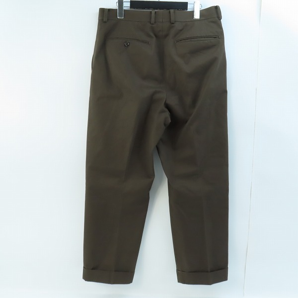 実際に弊社で買取させて頂いたWACKO MARIA/ワコマリア スラックスパンツ ダークブラウン Lの画像 1枚目
