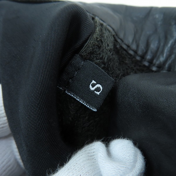 実際に弊社で買取させて頂いたDIESEL/ディーゼル カウハイド/レザー 半袖 シャツジャケット/Sの画像 3枚目