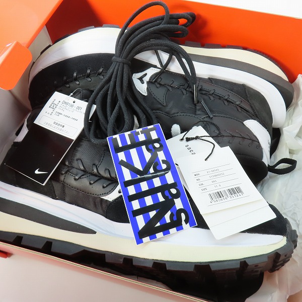 実際に弊社で買取させて頂いた【未使用】NIKE×sacai×JEAN PAUL GAULTIER/ナイキ×サカイ×ゴルチエ LDVAPORWAFFLE/LDヴェイパーワッフル DH9186-001/29の画像 6枚目