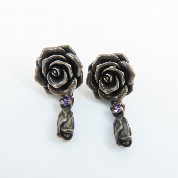 実際に弊社で買取させて頂いた【ギャラ付き】KONRON/コンロン ラブローズピアス の画像 1枚目