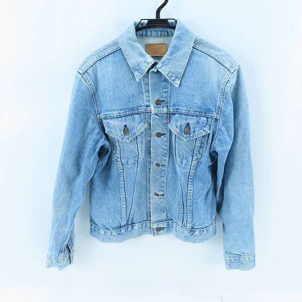 実際に弊社で買取させて頂いたLevi's/リーバイス ボタン裏刻印1/ヴィンテージ デニムジャケット/Gジャン 70505-0213/40
