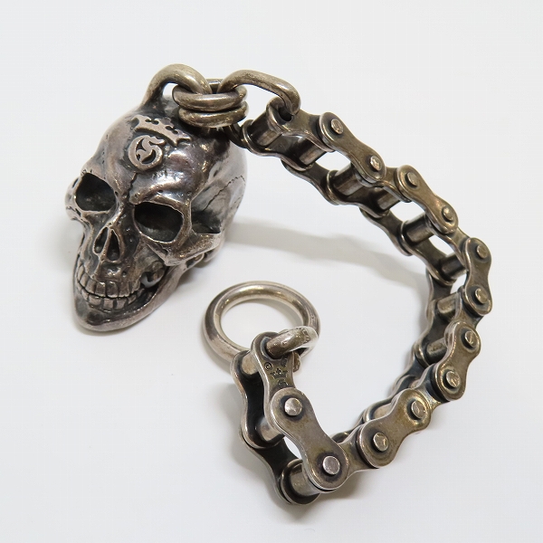 実際に弊社で買取させて頂いたGabor/ガボール マスター ラージ スカル w/バイク チェーン ウォレット ハンガー