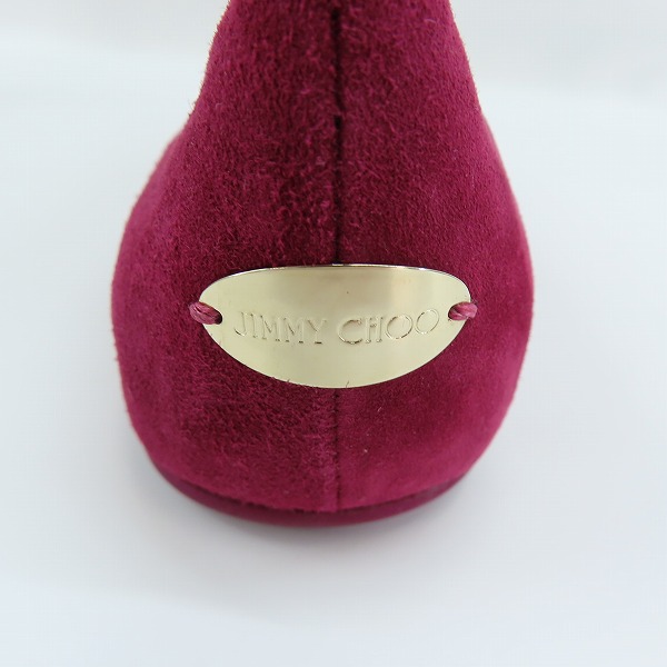 実際に弊社で買取させて頂いたJIMMY CHOO/ジミーチュウ GAZE FLAT スエード フラットパンプス /36の画像 6枚目