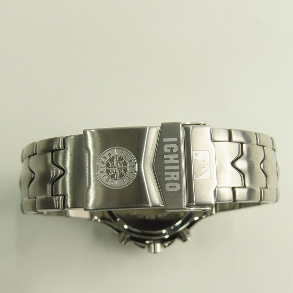 実際に弊社で買取させて頂いたCITIZEN/シチズン マリナーズ イチロー 25周年記念 2500本限定 クロノグラフ 腕時計【動作未確認】の画像 2枚目