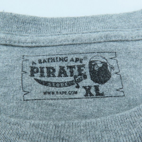 実際に弊社で買取させて頂いたA BATHING APE/アベイシングエイプ Tシャツ 4860-110-013/XLの画像 2枚目