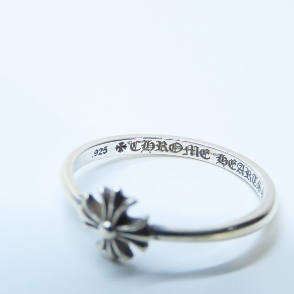 実際に弊社で買取させて頂いたCHROME HEARTS/クロムハーツ バブルガムリング ｗ/CHプラス 12号の画像 6枚目