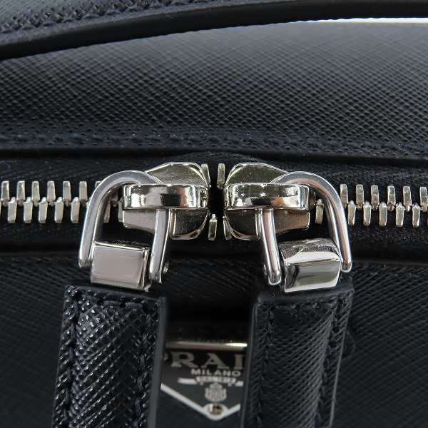 実際に弊社で買取させて頂いたPRADA/プラダ ブリック サフィアーノレザー バッグ 2VH069の画像 7枚目