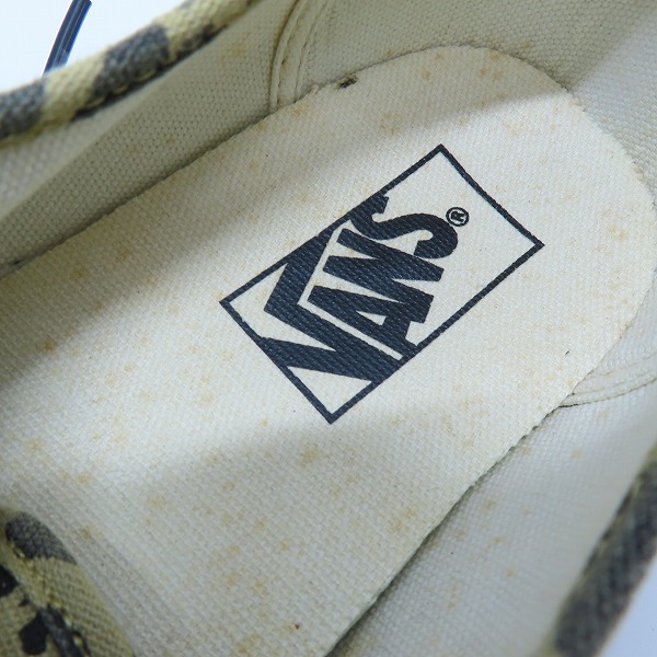 実際に弊社で買取させて頂いたVANS/バンズ VAN DOREN/バンドーレン レオパード柄 ローカットスニーカー T376/8.5の画像 6枚目