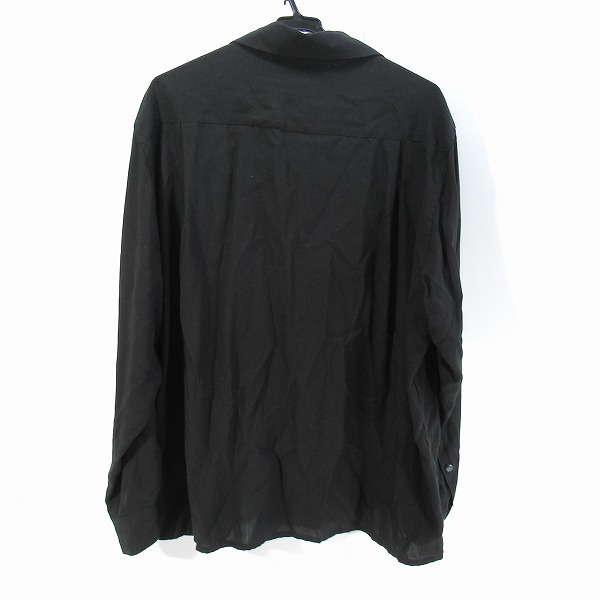 実際に弊社で買取させて頂いたWACKO MARIA/ワコマリア 23AW SWITCHING OPEN COLLAR SHIRT 3トーンカラー オープンカラー 長袖シャツ 23FW-WMS-OC08/Mの画像 1枚目
