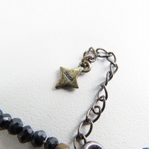 実際に弊社で買取させて頂いた【ギャラ付】Bloody Mary/ブラッディマリー ブラックスピネル ネックレスの画像 3枚目