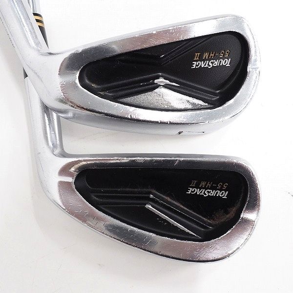 実際に弊社で買取させて頂いたBRIDGESTONE/ブリヂストン TOURSTAGE/ツアーステージ 55-HM Ⅱ アイアン #3～9,Pw 8本セット Dynamic Gold FLEX:S200の画像 5枚目