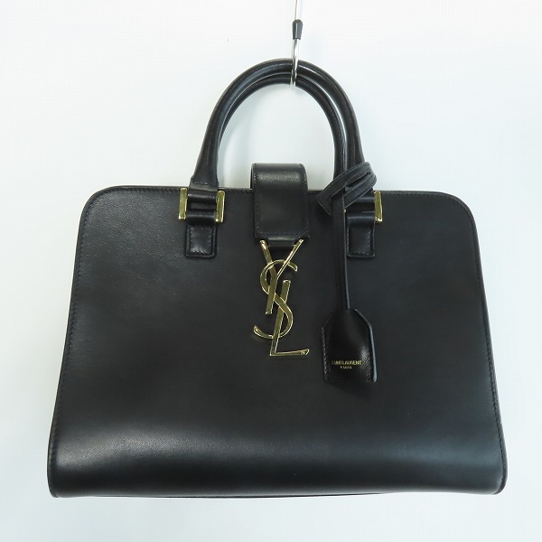 実際に弊社で買取させて頂いたSAINT LAURENT PARIS/サンローランパリ ベイビーカバス YSLロゴ 2WAY ショルダー/ミニトートバッグ