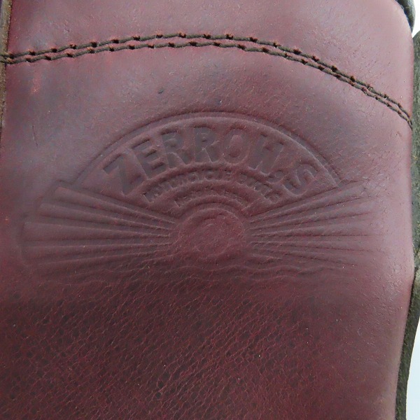 実際に弊社で買取させて頂いたZERROWS/ゼローズ レースアップ ブーツ 2015/8.5の画像 8枚目