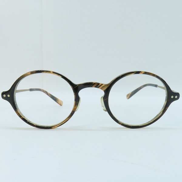 実際に弊社で買取させて頂いた金子眼鏡/カネコガンキョウ 井戸多美男作 メガネフレーム/アイウェア T448-5