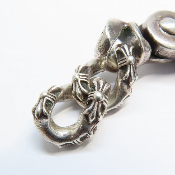 実際に弊社で買取させて頂いた【ダガーキーリング欠品】CHROME HEARTS/クロムハーツ エクストラファンシー キーチェーン/ショート スプリットの画像 6枚目