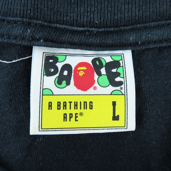 実際に弊社で買取させて頂いたA BATHING APE/アベイシングエイプ PIRATE/パイレーツ エイプヘッド 半袖Tシャツ Lの画像 2枚目