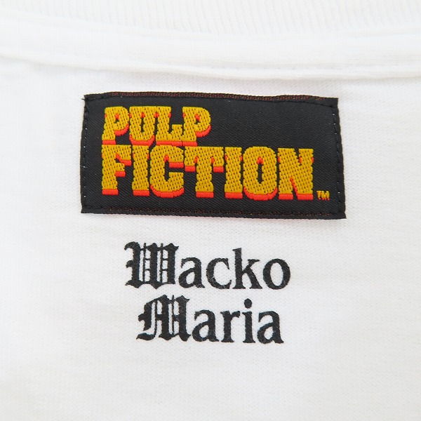 実際に弊社で買取させて頂いたWACKO MARIA/ワコマリア PULP FICTION CREW NECK LONG SLEEVE T-SHIRT (TYPE-3) ロングTシャツ PF-WM-LT03/Lの画像 2枚目