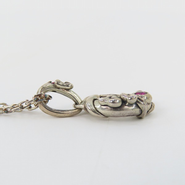 実際に弊社で買取させて頂いたBloody Mary/ブラッディマリー チャーム ペンダントトップw/ルビー ネックレスチェーンの画像 3枚目