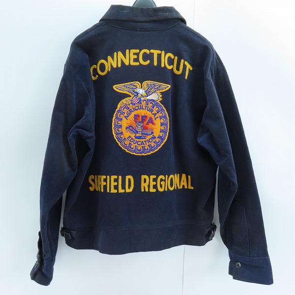 実際に弊社で買取させて頂いたNATIONAL FFA/アメリカ国立農業学校 ファーマーズ ヴィンテージ/ビンテージ コーデュロイ ジャケット lot.100/42の画像 1枚目
